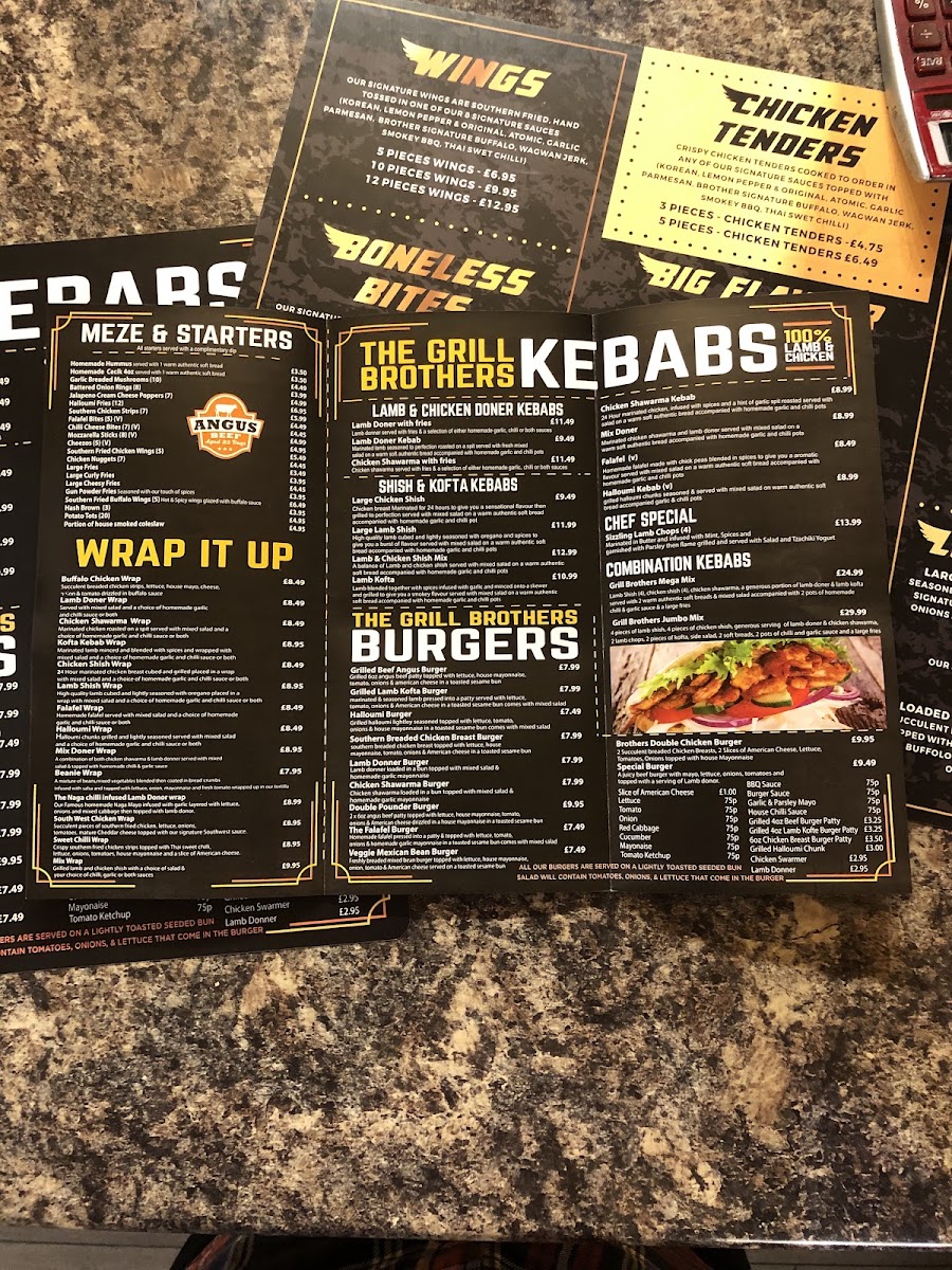 Menu The Wing Brothers-6