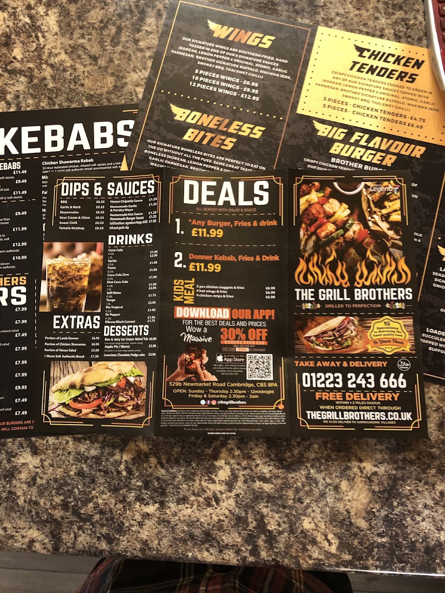 Menu The Wing Brothers-7